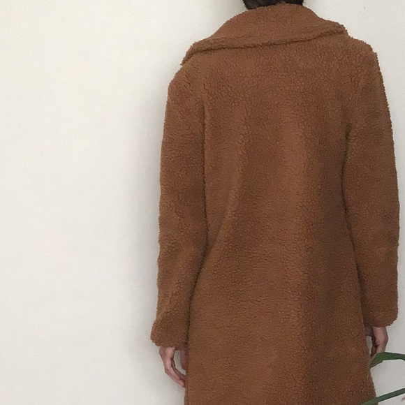 Brown Teddy Jacket - Picture 2 of 3